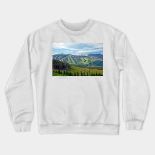 Winter Park from Corona Pass Road Crewneck Sweatshirt